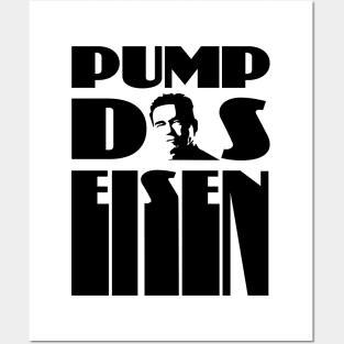 Pump the iron bodybuilding fitness gift shirt Posters and Art